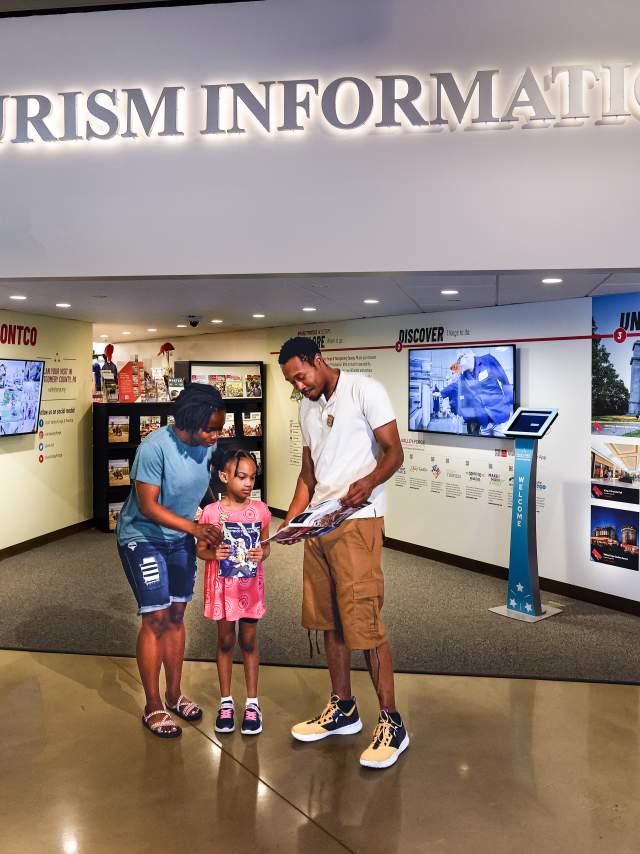 visitor center family