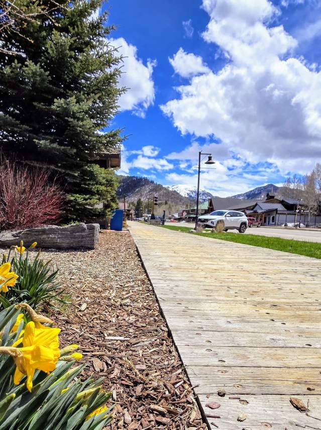 Spring on the boardwalk