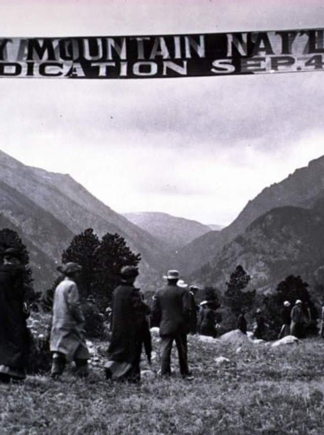 Rocky Mountain National Park Dedication 1915