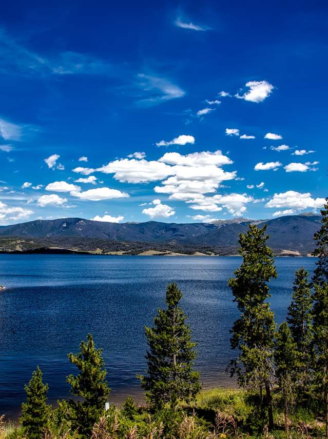 Lake Granby in the fall