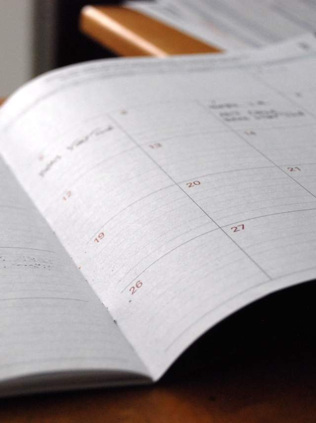 calendar of events