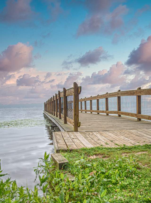 Pier on a lake