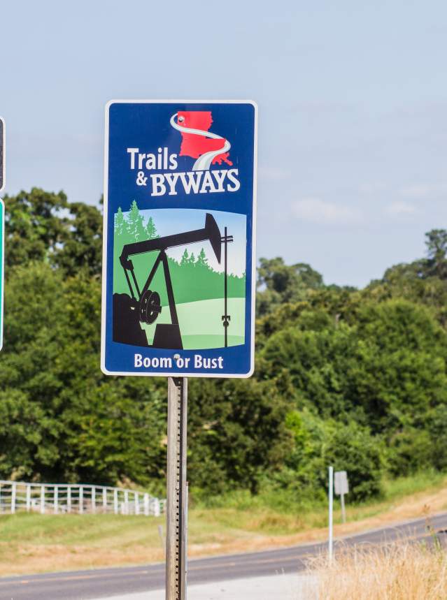 Signage for Boom or Bust Byway