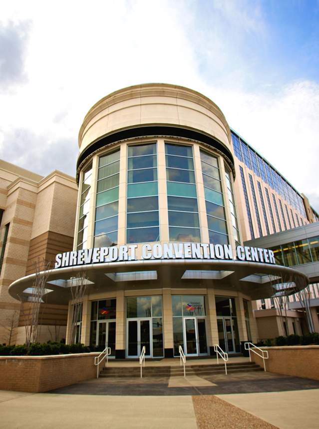 View of the Front of Shreveport Convention Center