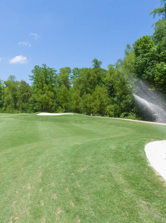 Man Golfing at Stonebridge