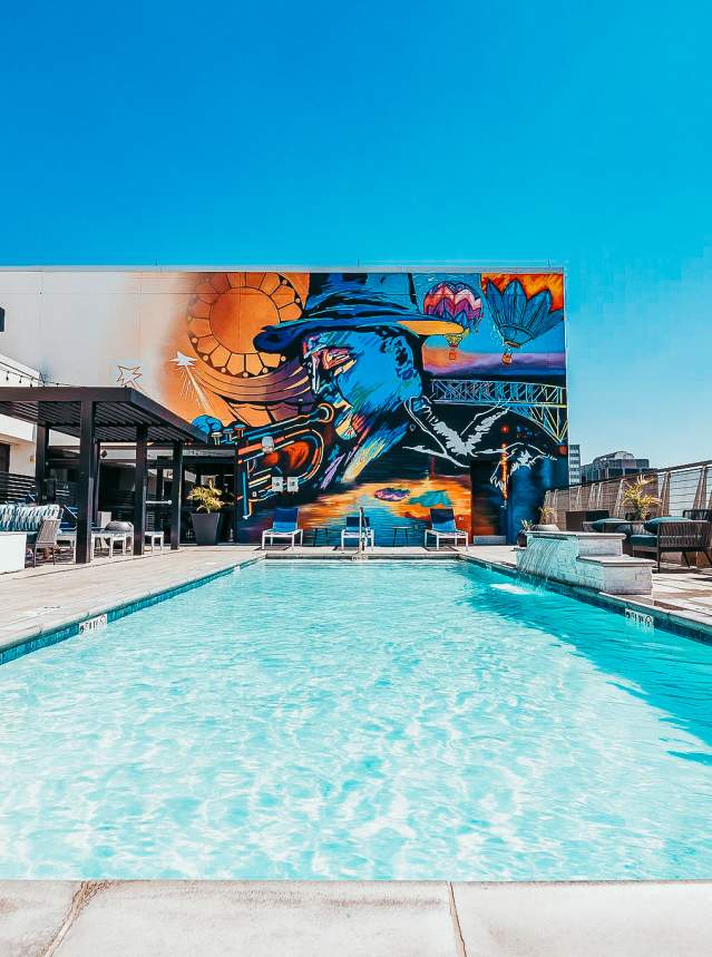 Hilton Pool Mural