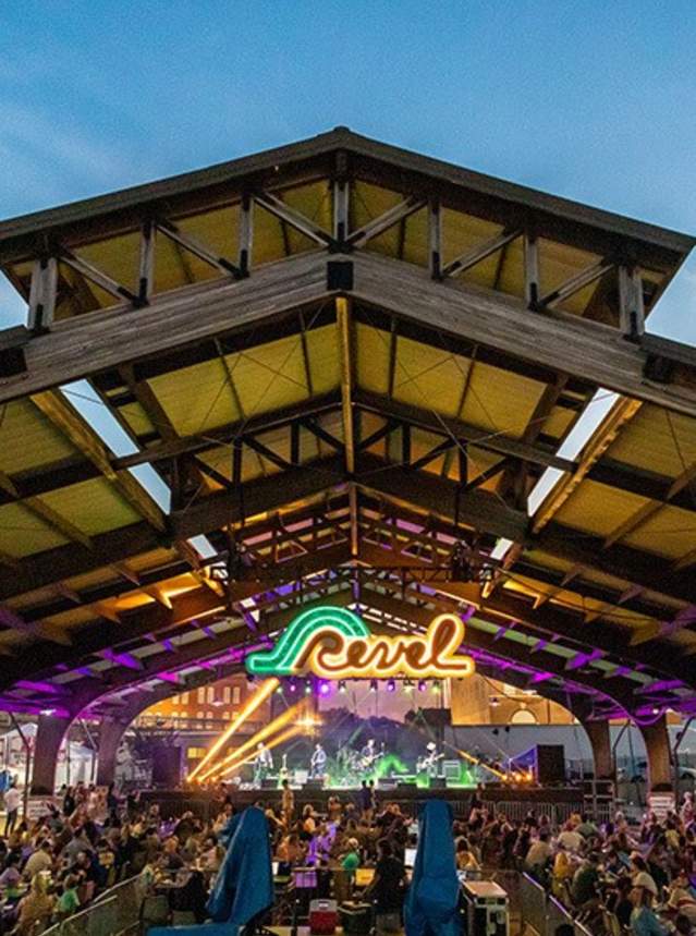 View of Red River Revel Arts Festival Main Pavilion