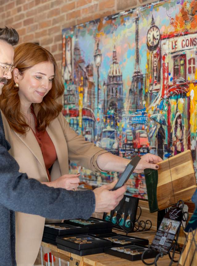 Couple shopping