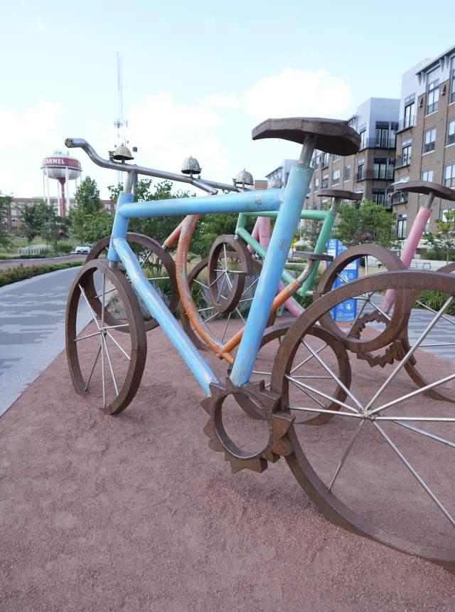 Monon Trail bike art