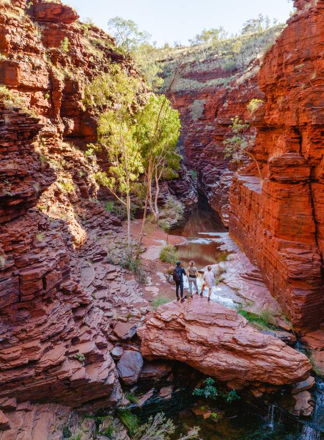 Karijini National Park in the Pilbara region of Western Australia. Image Base Imagery