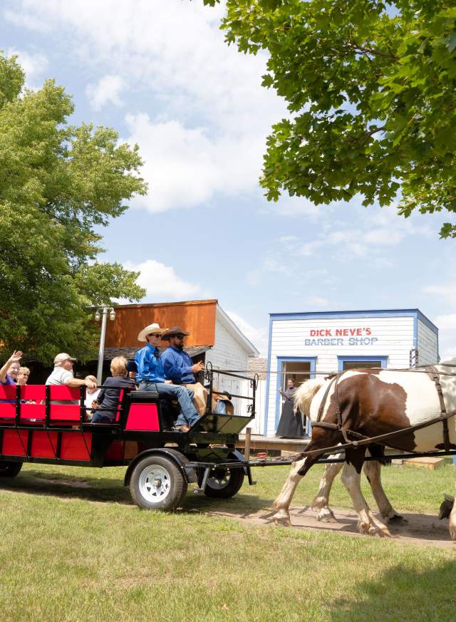 Wagon Ride with Buffalo Bill at Lincoln County Historical Museum