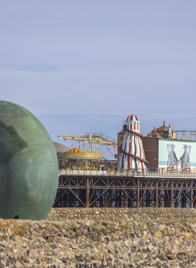 Brighton pier and seafront in Sussex