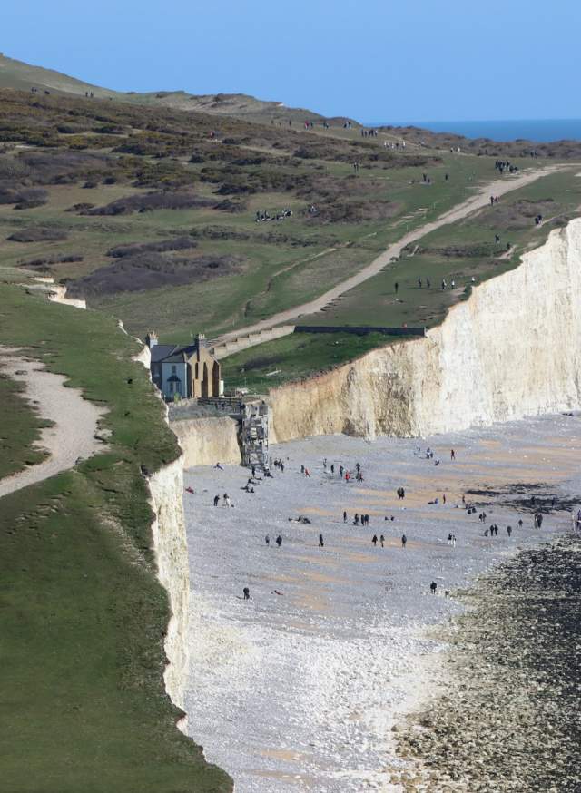 seven sisters cliffs and The National Trust - Birling Gap