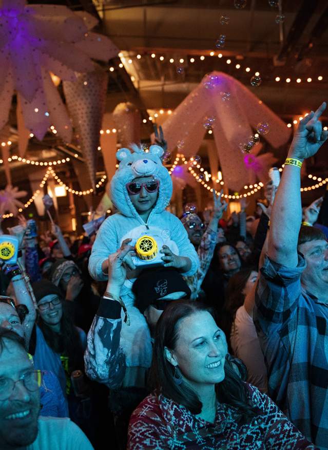 Crowd at Frozen Dead Guy Days concert