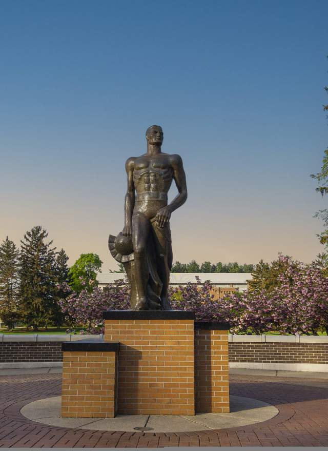 MSU Sparty Statue