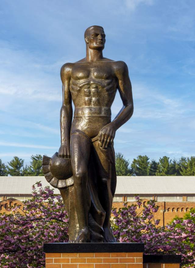 Sparty Statue on the campus of Michigan State University