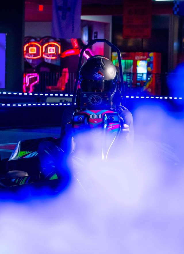 Person in a go-kart