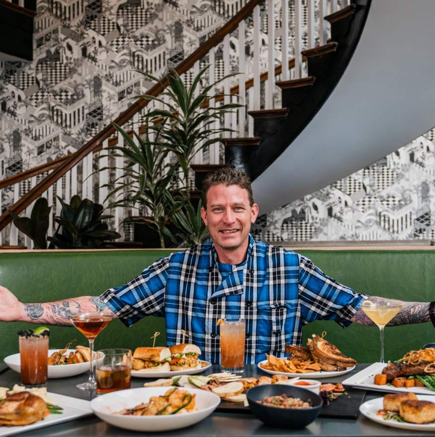 A variety of dishes with a cajun flair offered at Wilma's