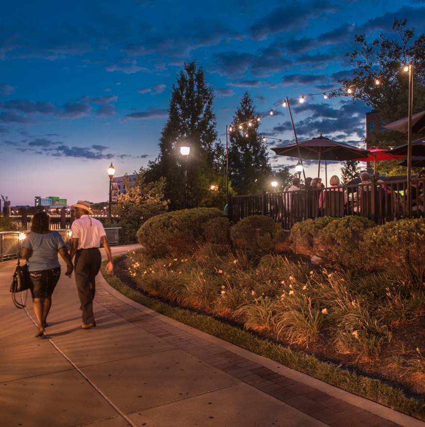 Dusk on the Wilmington Riverfront