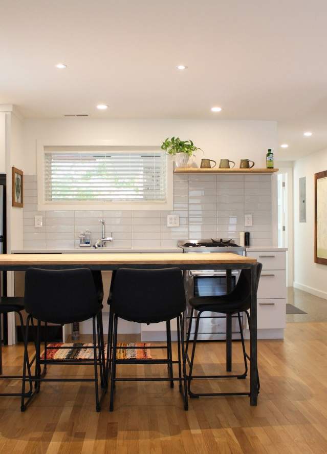 An open-concept kitchen at vacation rental, Welcome in Bloomington