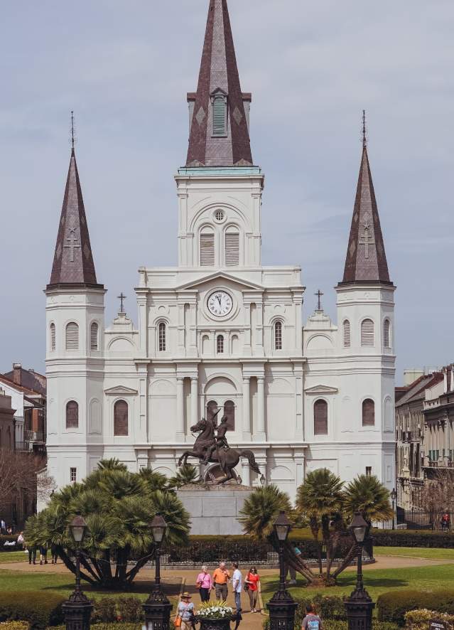Jackson Square - St. Louis Cathedral - Springtime - French Quarter