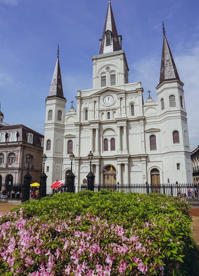 Jackson Square - St. Louis Cathedral - Springtime
