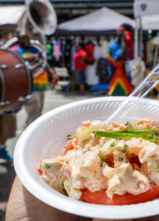 Purloo - Crawfish & Shrimp Stuffed Creole Tomato - French Market Creole Tomato Festival 2015