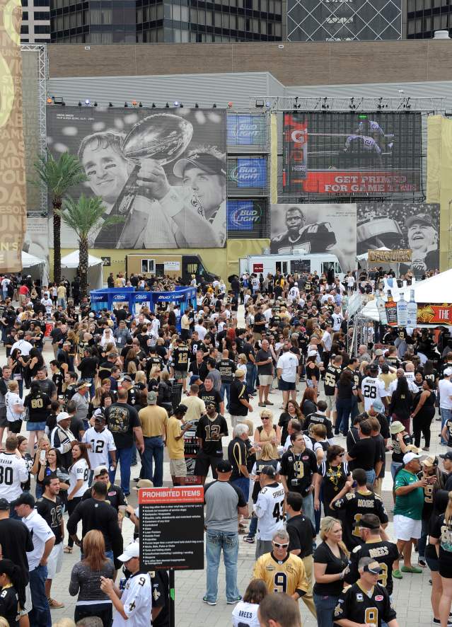 Saints Gameday in Champions Square