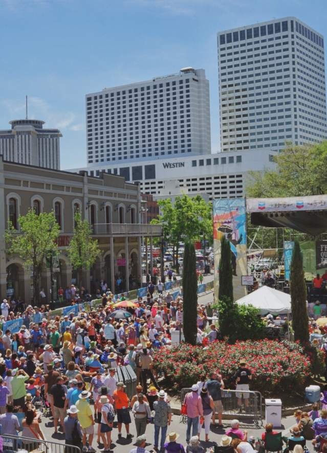 Zydeco Stage - French Quarter Fest 2016