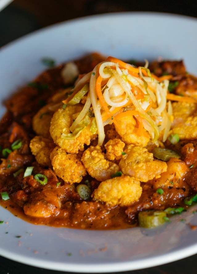 Fried Shrimp Creole - Galliano Restaurant - Warehouse District