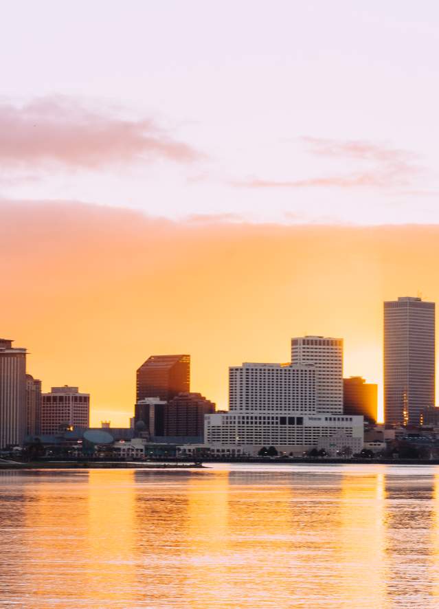 Crescent Park at Sunset - Bywater