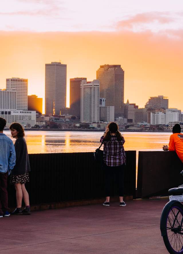 Crescent Park at Sunset - Bywater