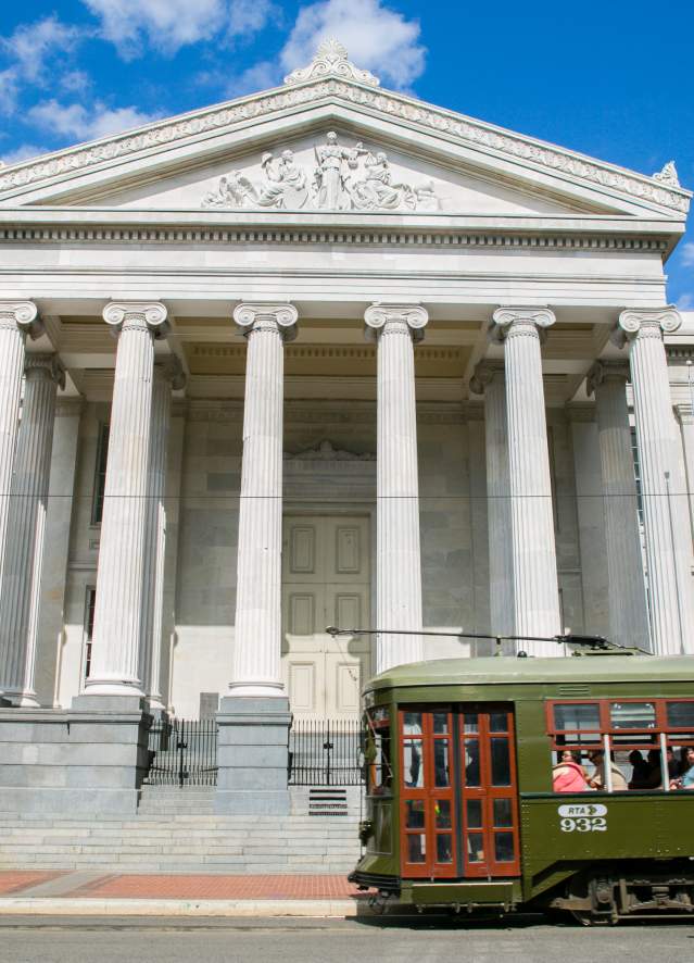 Gallier Hall- Central Business District- Streetcar