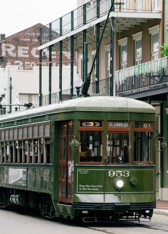 Streetcar downtown