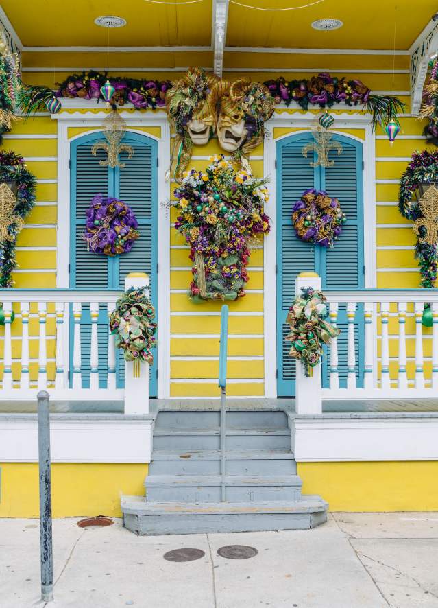 French Quarter Mardi Gras Decorations