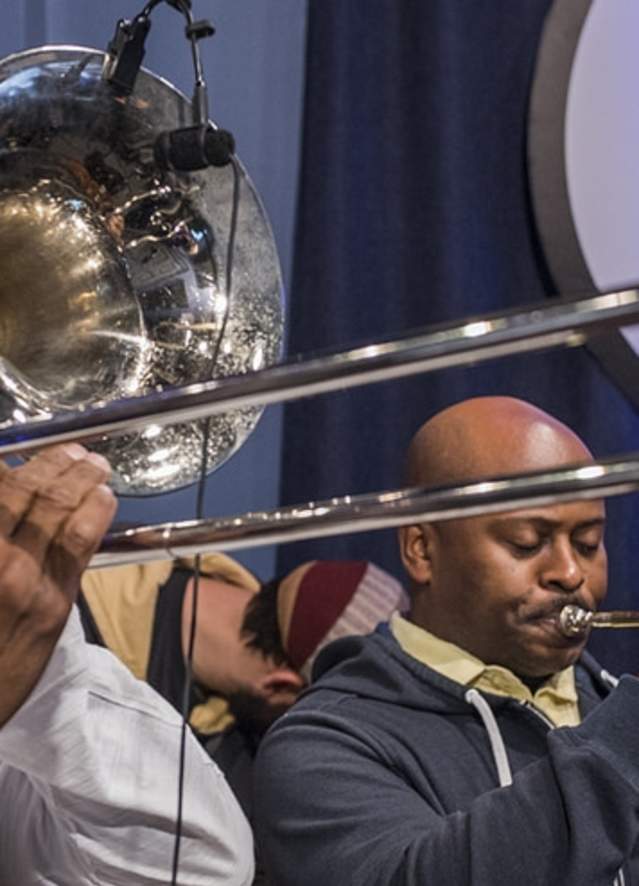 Corey Henry at WWOZ