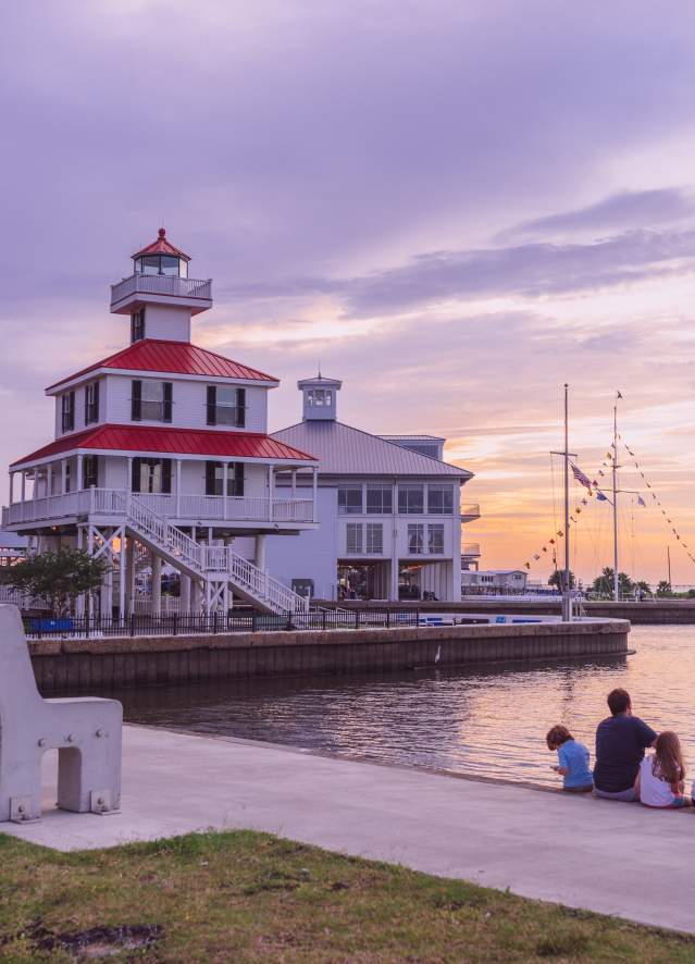 Sunset over Lake Ponchartrain