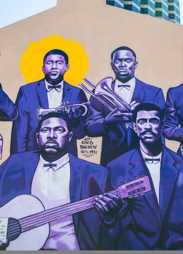 Buddy Bolden Mural - Brandan “B-Mike” Odoms