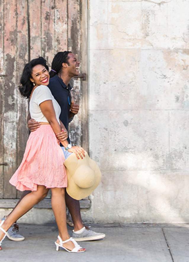 Couple Walking Together