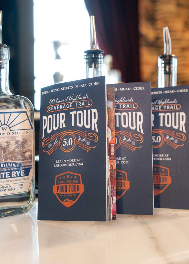 Pour Tour 5.0 Passports with Whiskey Bottles