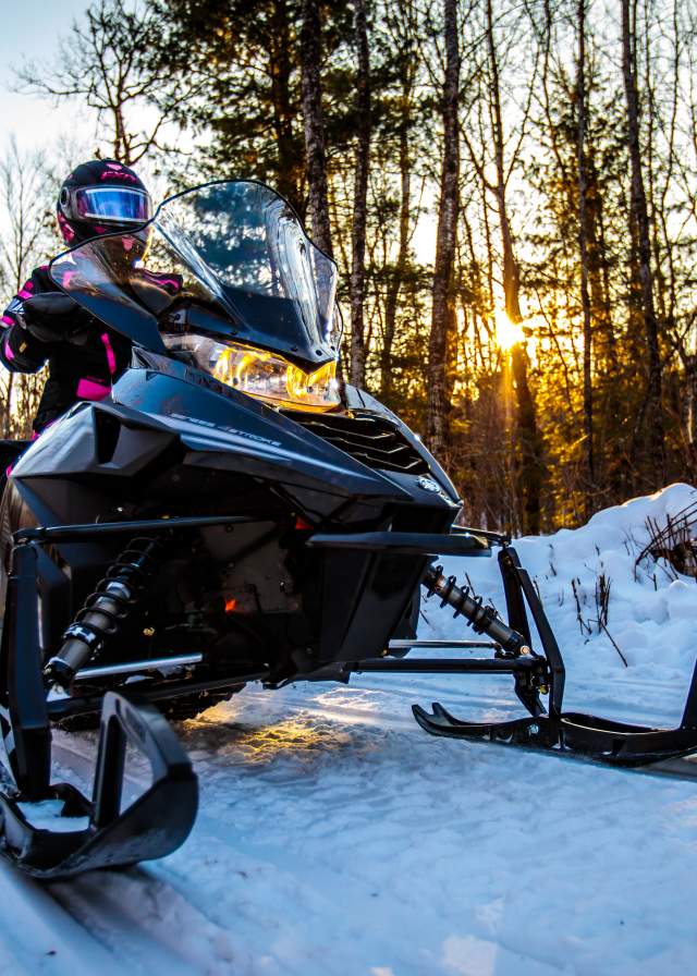 Snowmobiling