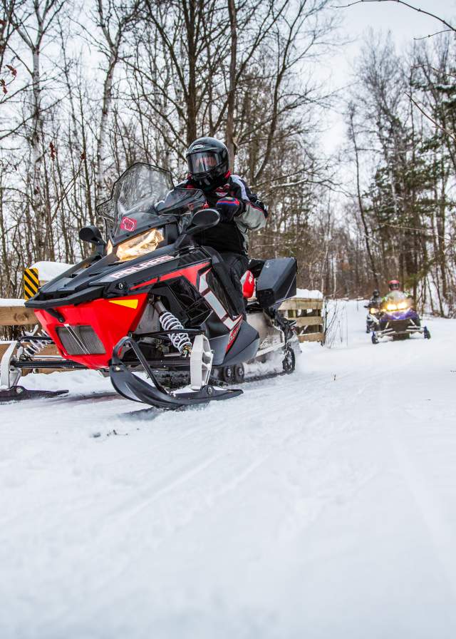 snowmobiling