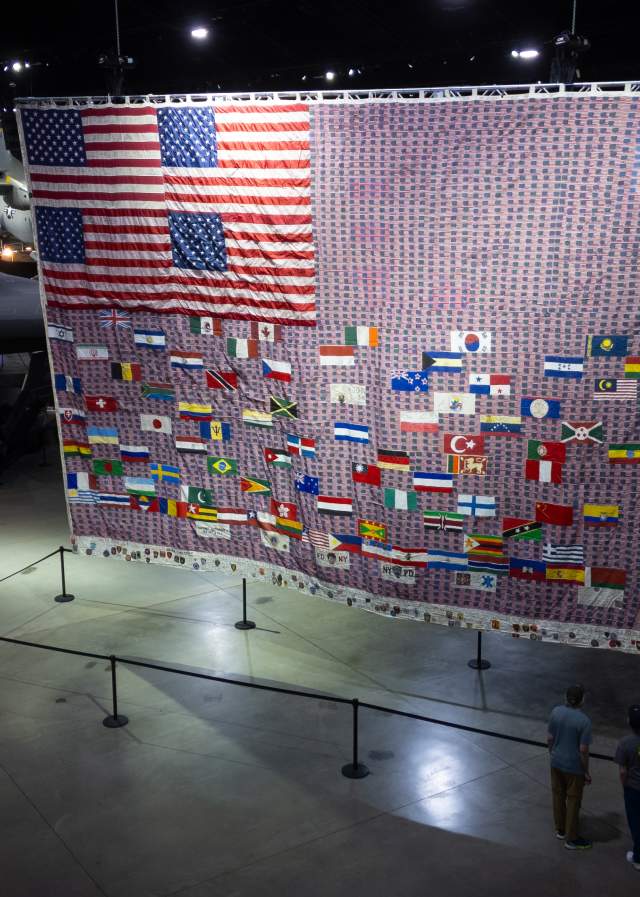9/11 Memorial Flag at National Museum of the U.S. Air Force