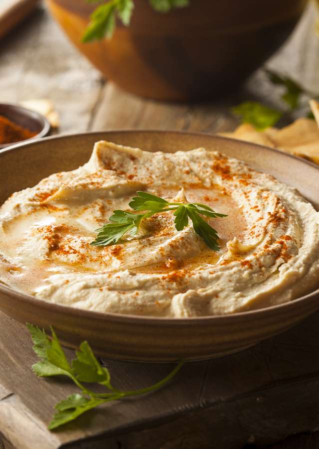 Mediterranean food - hummus