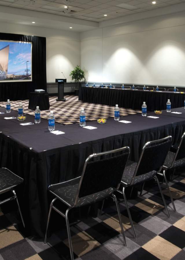One of the many meeting rooms at the Colorado Convention Center.
