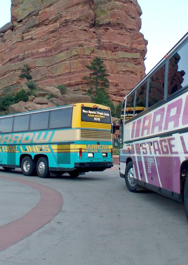 Motorcoach Service to Red Rocks