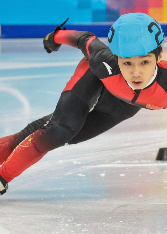 Winter Olympics Speed Skater