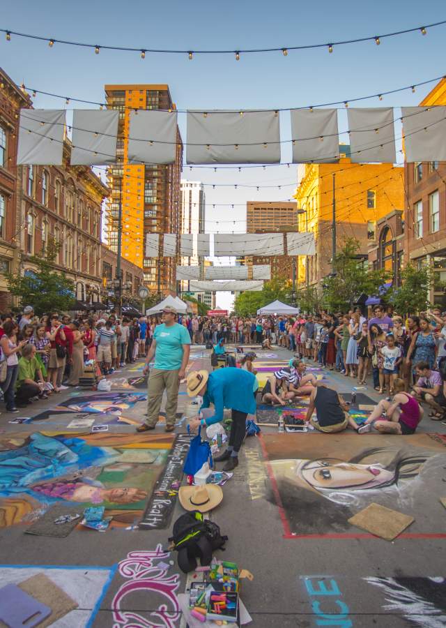 Chalk Art Festival in Denver, CO