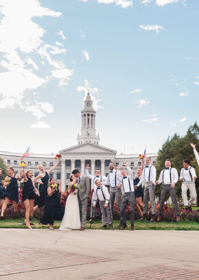 Civic Center Park Wedding in Denver, Colorado