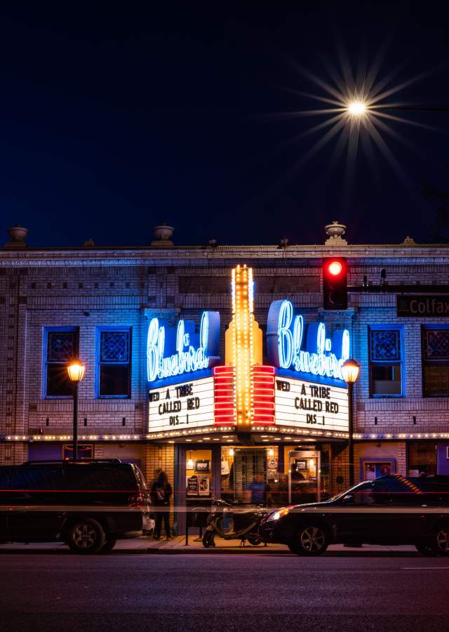 The Bluebird Theater Marquee, Denver, Colorado